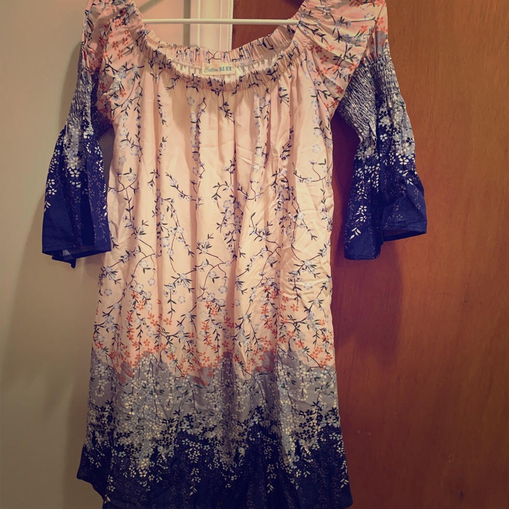 Cotton Bleu dress